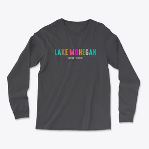Lake Mohegan New York Color Pop Light Soft Long Sleeve T-Shirt