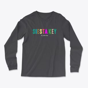Siesta Key Florida Color Pop Light Soft Long Sleeve T-Shirt