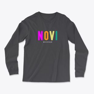 Novi Michigan Color Pop Light Soft Long Sleeve T-Shirt
