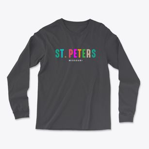 St. Peters Missouri Color Pop Light Soft Long Sleeve T-Shirt