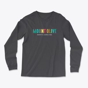 Mount Olive North Carolina Color Pop Light Soft Long Sleeve T-Shirt