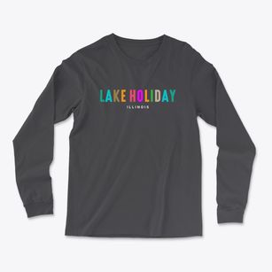 Lake Holiday Illinois Color Pop Light Soft Long Sleeve T-Shirt