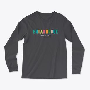 Broad Brook Connecticut Color Pop Light Soft Long Sleeve T-Shirt