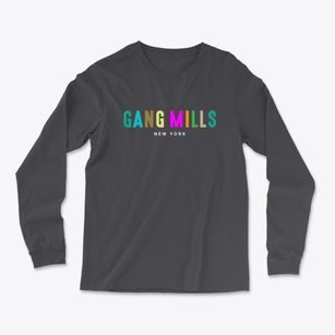 Gang Mills New York Color Pop Light Soft Long Sleeve T-Shirt