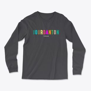 Jourdanton Texas Color Pop Light Soft Long Sleeve T-Shirt