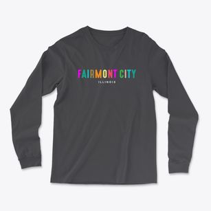 Fairmont City Illinois Color Pop Light Soft Long Sleeve T-Shirt
