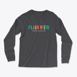 Plain View North Carolina Color Pop Light Soft Long Sleeve T-Shirt