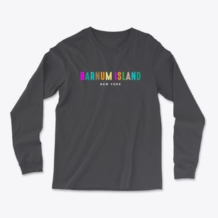 Barnum Island New York Color Pop Light Soft Long Sleeve T-Shirt