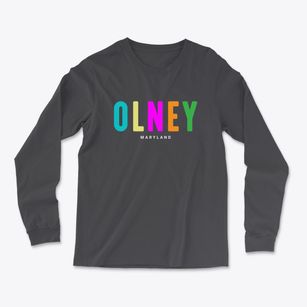 Olney Maryland Color Pop Light Soft Long Sleeve T-Shirt