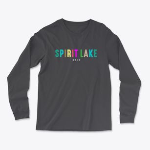 Spirit Lake Idaho Color Pop Light Soft Long Sleeve T-Shirt