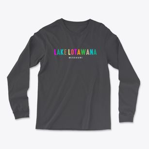 Lake Lotawana Missouri Color Pop Light Soft Long Sleeve T-Shirt
