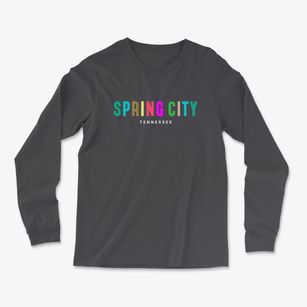 Spring City Tennessee Color Pop Light Soft Long Sleeve T-Shirt