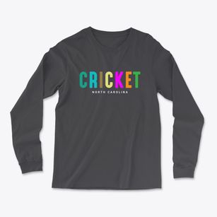Cricket North Carolina Color Pop Light Soft Long Sleeve T-Shirt
