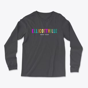 Ellicottville New York Color Pop Light Soft Long Sleeve T-Shirt