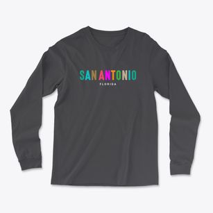San Antonio Florida Color Pop Light Soft Long Sleeve T-Shirt