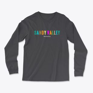 Sandy Valley Nevada Color Pop Light Soft Long Sleeve T-Shirt