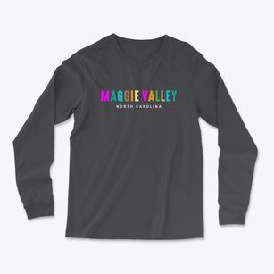 Maggie Valley North Carolina Color Pop Light Soft Long Sleeve T-Shirt