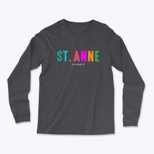 St. Anne Illinois Color Pop Light Soft Long Sleeve T-Shirt