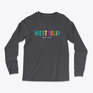West Islip New York Color Pop Light Soft Long Sleeve T-Shirt
