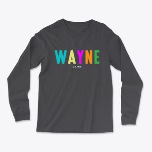 Wayne Maine Color Pop Light Soft Long Sleeve T-Shirt
