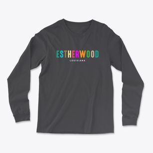 Estherwood Louisiana Color Pop Light Soft Long Sleeve T-Shirt