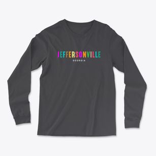 Jeffersonville Georgia Color Pop Light Soft Long Sleeve T-Shirt
