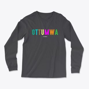 Ottumwa Iowa Color Pop Light Soft Long Sleeve T-Shirt
