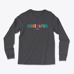 Sioux Rapids Iowa Color Pop Light Soft Long Sleeve T-Shirt