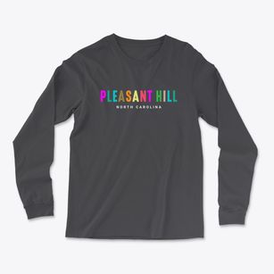 Pleasant Hill North Carolina Color Pop Light Soft Long Sleeve T-Shirt