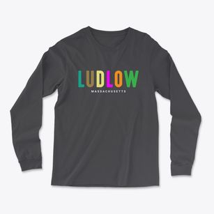 Ludlow Massachusetts Color Pop Light Soft Long Sleeve T-Shirt