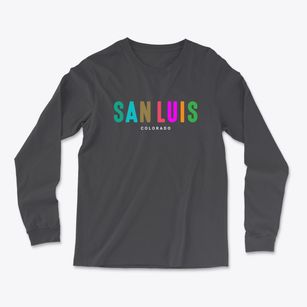 San Luis Colorado Color Pop Light Soft Long Sleeve T-Shirt