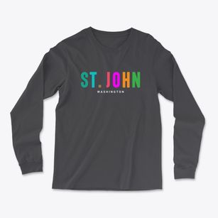 St. John Washington Color Pop Light Soft Long Sleeve T-Shirt