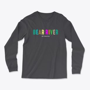 Bear River Wyoming Color Pop Light Soft Long Sleeve T-Shirt