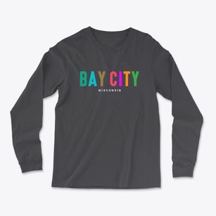 Bay City Wisconsin Color Pop Light Soft Long Sleeve T-Shirt