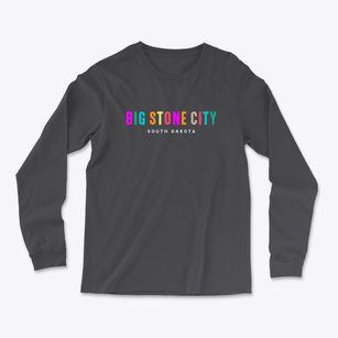 Big Stone City South Dakota Color Pop Light Soft Long Sleeve T-Shirt