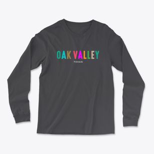 Oak Valley Texas Color Pop Light Soft Long Sleeve T-Shirt