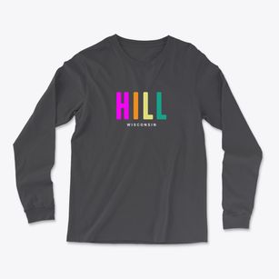 Hill Wisconsin Color Pop Light Soft Long Sleeve T-Shirt