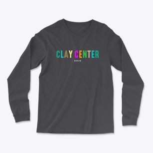 Clay Center Ohio Color Pop Light Soft Long Sleeve T-Shirt