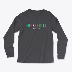 Forest City Missouri Color Pop Light Soft Long Sleeve T-Shirt