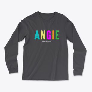 Angie Louisiana Color Pop Light Soft Long Sleeve T-Shirt