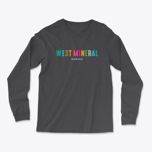 West Mineral Kansas Color Pop Light Soft Long Sleeve T-Shirt