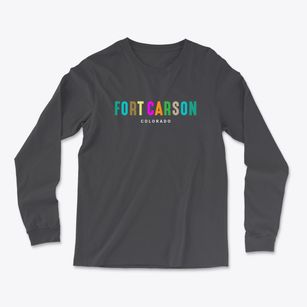 Fort Carson Colorado Color Pop Light Soft Long Sleeve T-Shirt