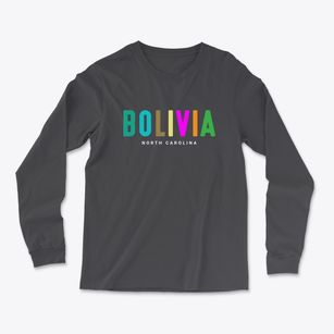 Bolivia North Carolina Color Pop Light Soft Long Sleeve T-Shirt