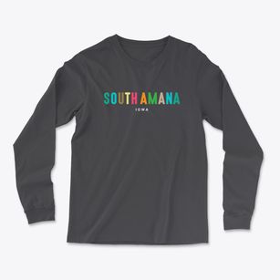 South Amana Iowa Color Pop Light Soft Long Sleeve T-Shirt