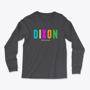 Dixon Nebraska Color Pop Light Soft Long Sleeve T-Shirt
