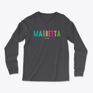 Marietta Ohio Color Pop Light Soft Long Sleeve T-Shirt