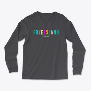 Frye Island Maine Color Pop Light Soft Long Sleeve T-Shirt