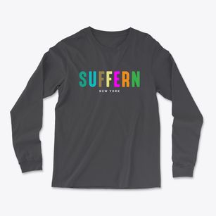 Suffern New York Color Pop Light Soft Long Sleeve T-Shirt