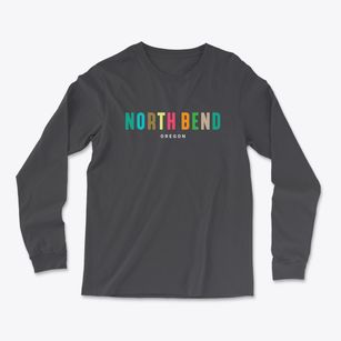 North Bend Oregon Color Pop Light Soft Long Sleeve T-Shirt