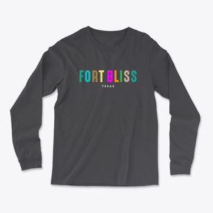 Fort Bliss Texas Color Pop Light Soft Long Sleeve T-Shirt